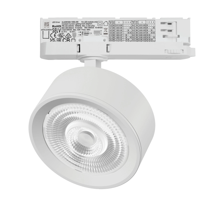 Светильник для трековой системы LIGHTSTAR ALTA PRO A5636QT60G