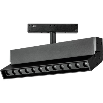 Светильник LIGHTSTAR UNO 259037 48V поворотный для трека LED 12W 800LM 24G 3000K черный